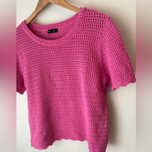 Pink Knit Women's Top - Picture 4 of 7